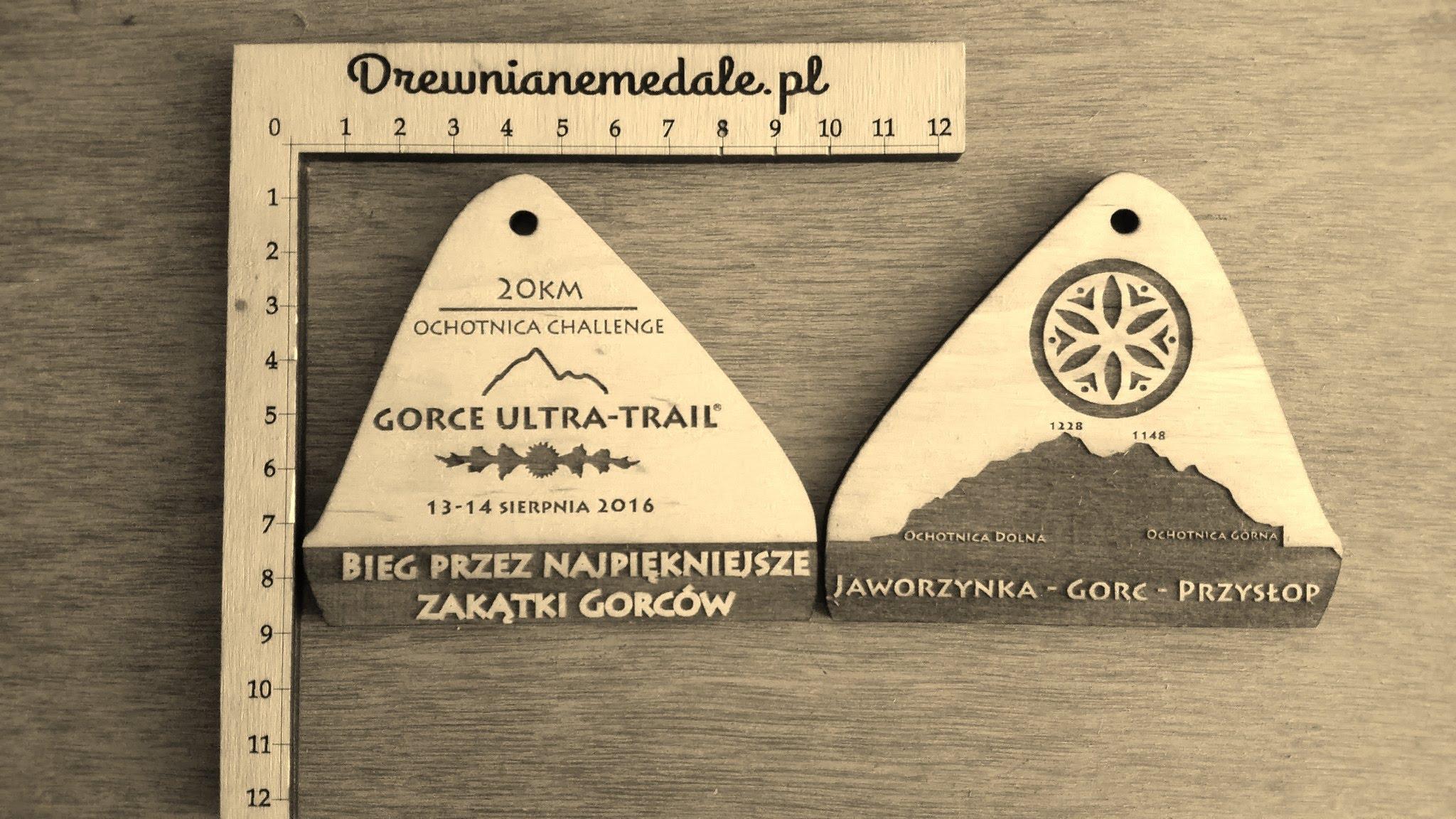 Gorce Ultra Trail – drewniane medale