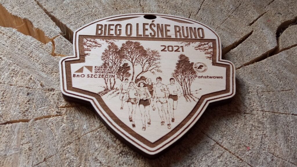Bieg o Leśne Runo – drewniany leśny medal