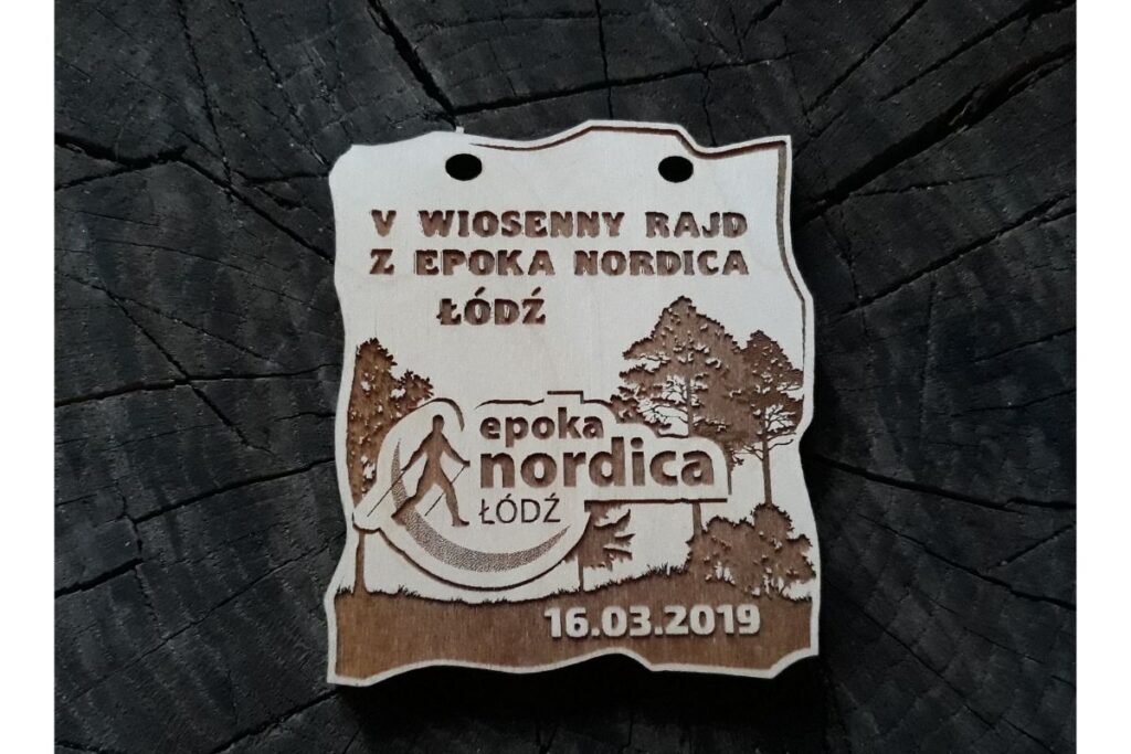 Drewniany medal na V Wiosenny Marsz Drewniany medal na V Wiosenny Marsz