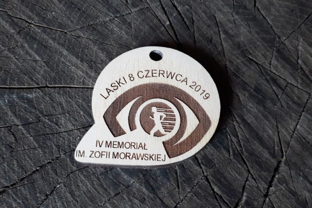 IV Memoriał im Zofii Morawskiej w Laskach – drewniany medal