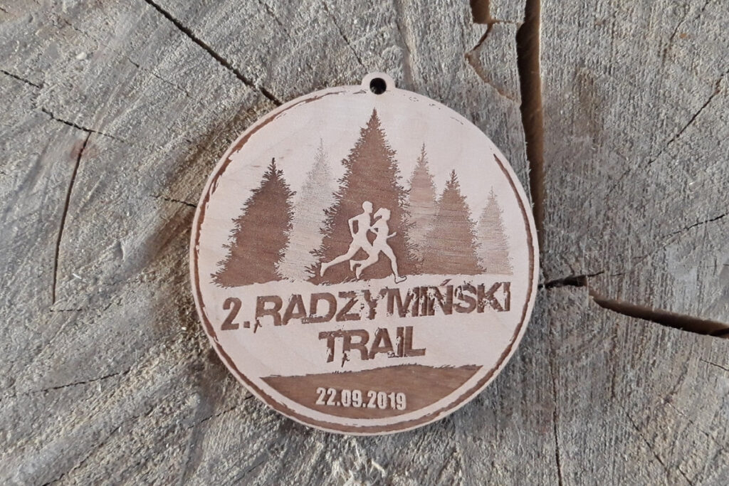 Okrągły medal na II Radzymiński Trail