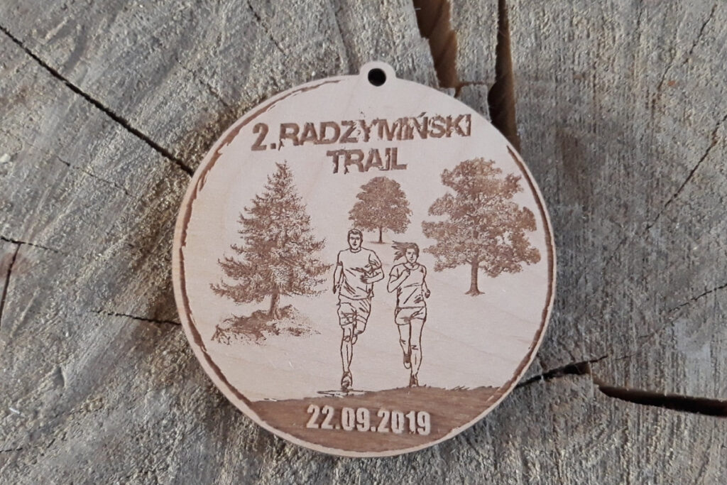 Radzymiński Trail – propozycja drewnianego medalu