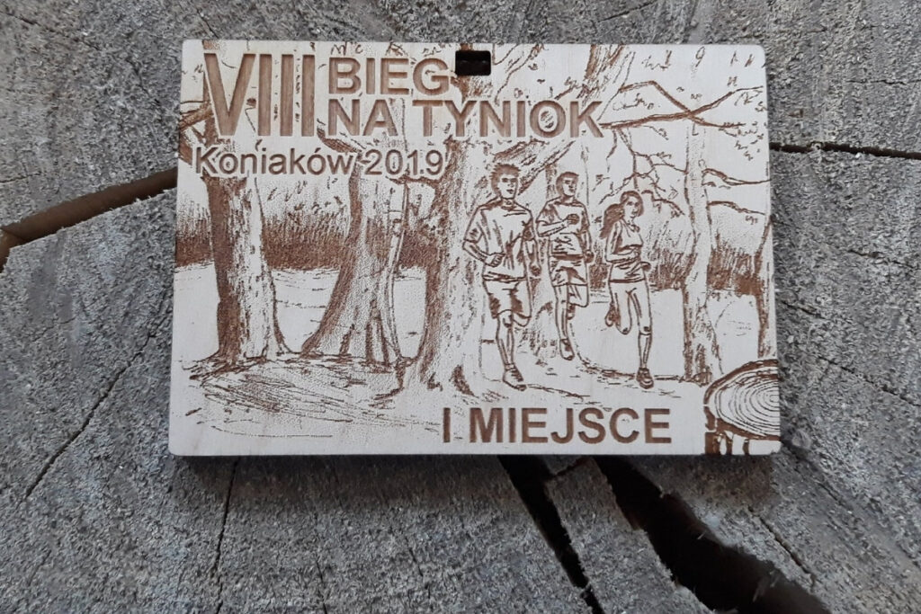 VIII Bieg na Tyniok – medal w stylu leśnym VIII Bieg na Tyniok – medal w stylu leśnym