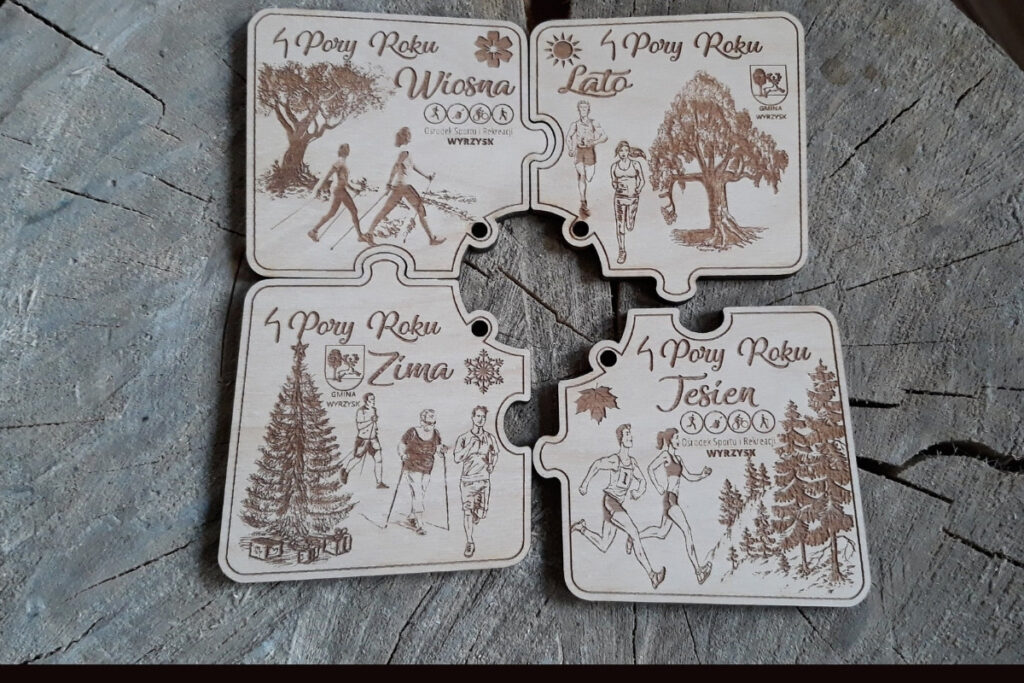 4-pory Roku medale dopasowane, puzzle, razem tworzą tabliczkę 4-pory Roku medale dopasowane, puzzle, razem tworzą tabliczkę